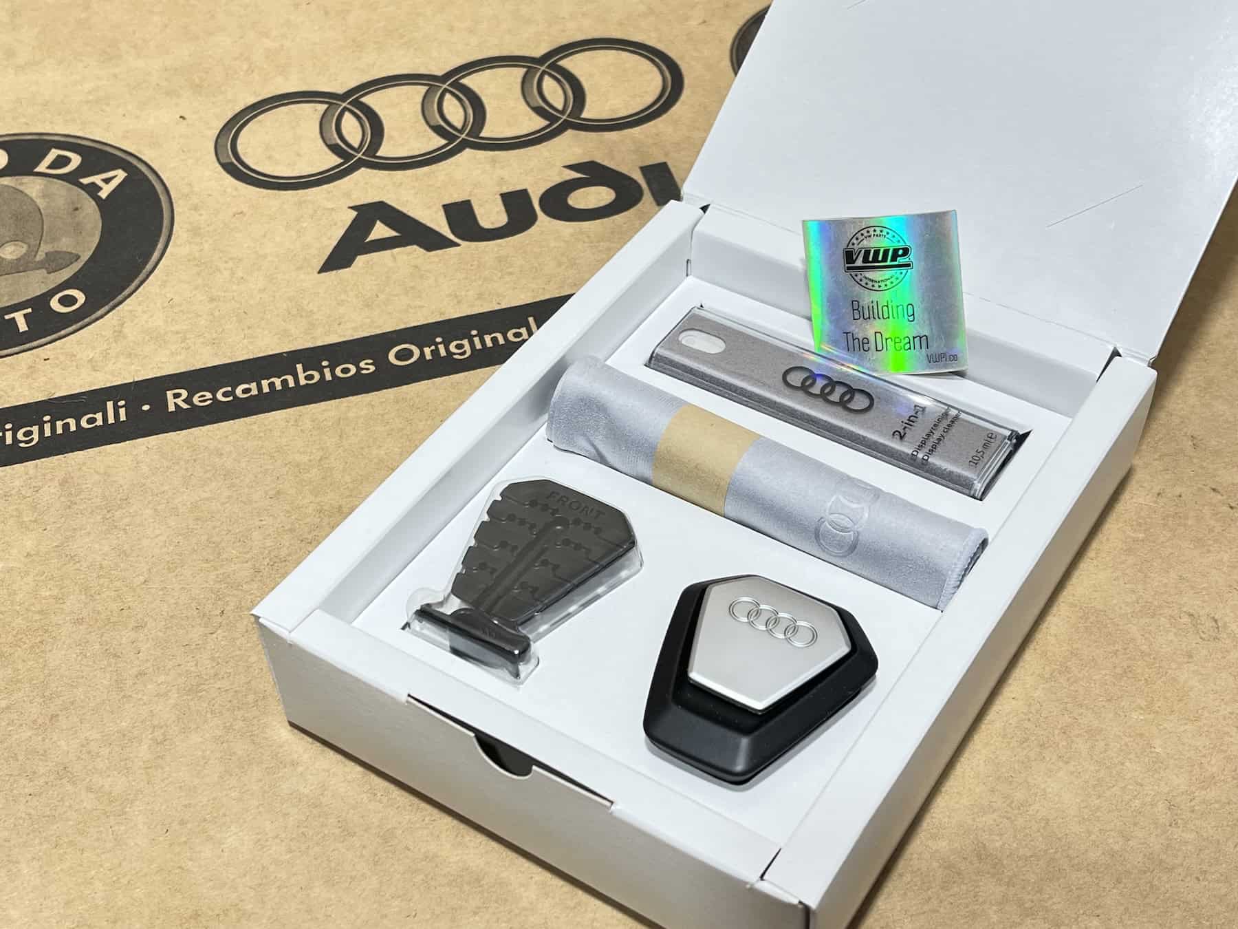 Audi Display Cleaner and Interior Fragrance Set Genuine New OEM